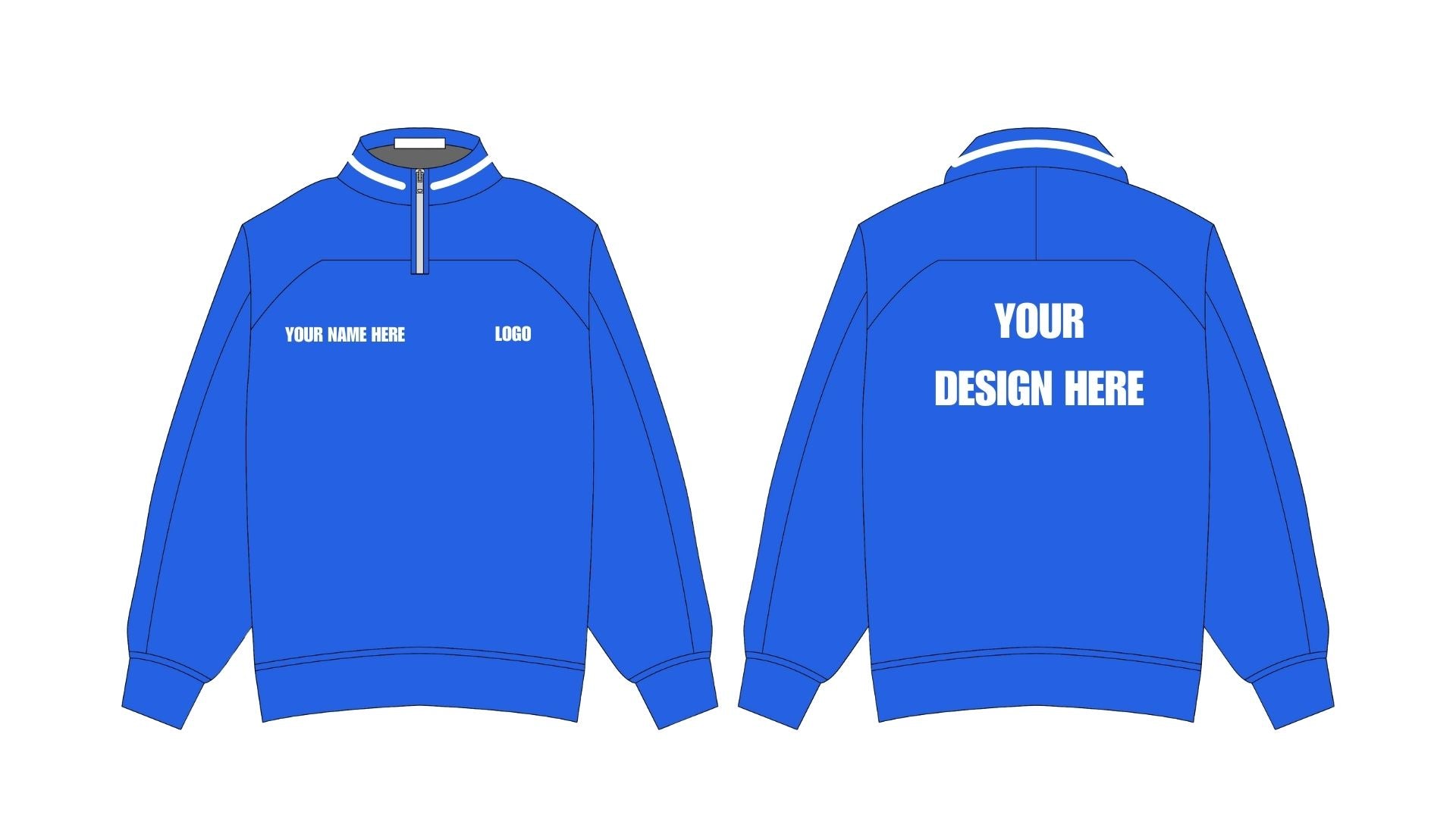 Heavyweight Retro Quarter Zip Fleece