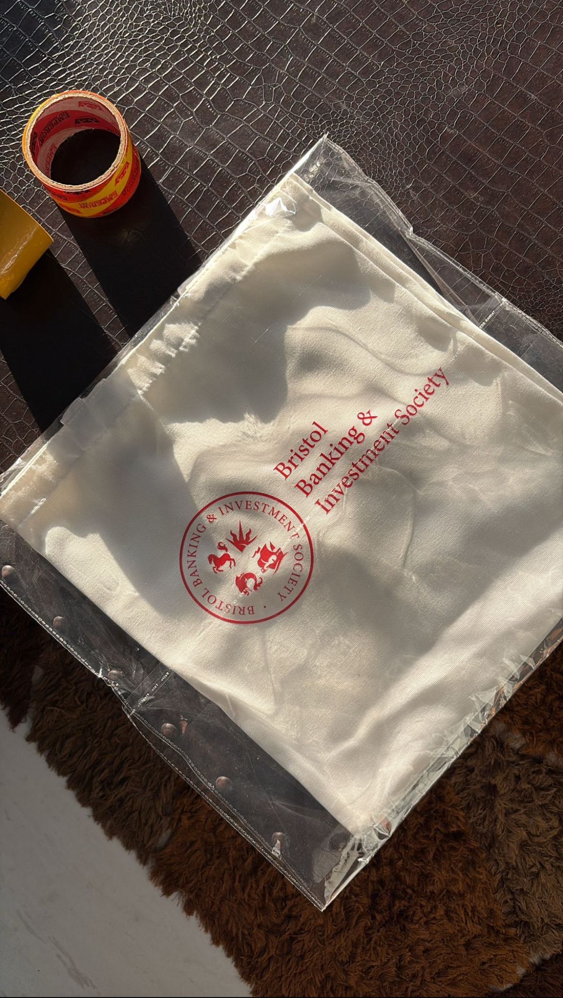 Bristol Investment Society Tote bags